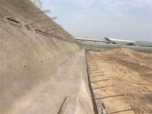 清涧河道边坡加固